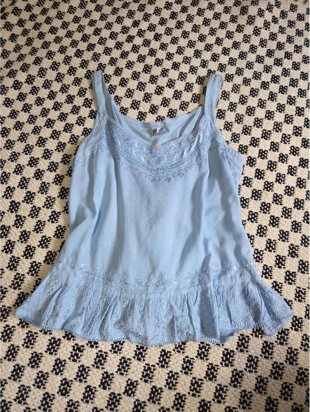 Embroidered top